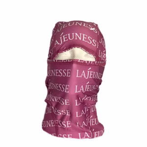 Lajeunesse hot pink ski mask